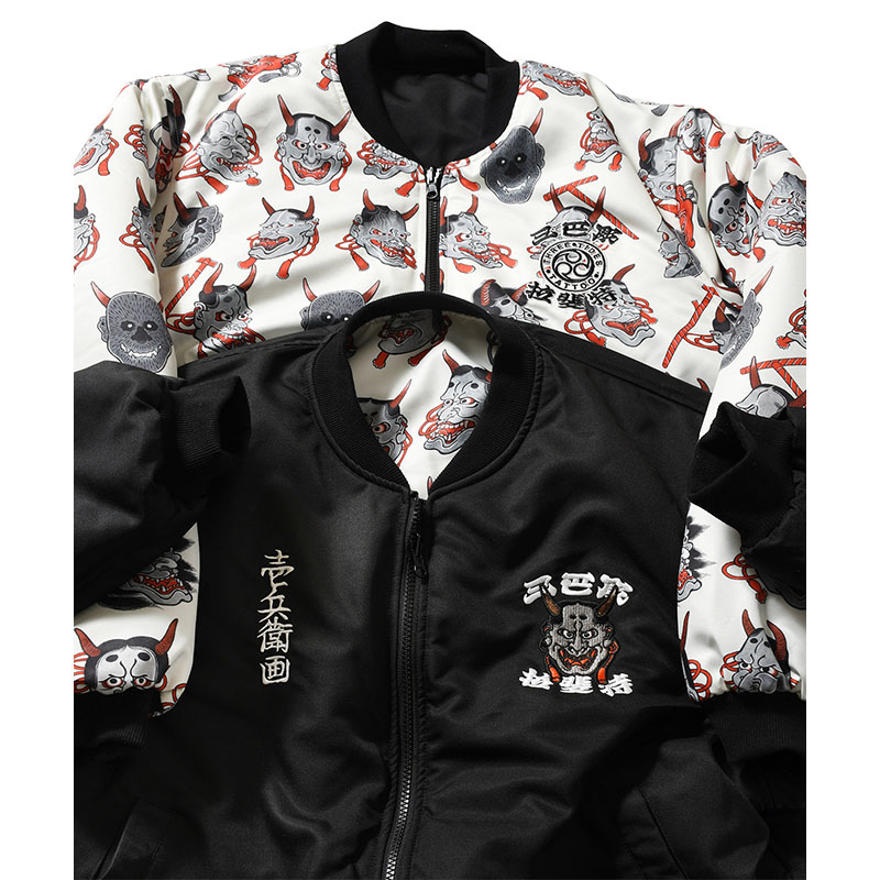 LFYT(エルエフワイティー)/ ICHIBAY HANNYA MA-1 JACKET -BLACK-