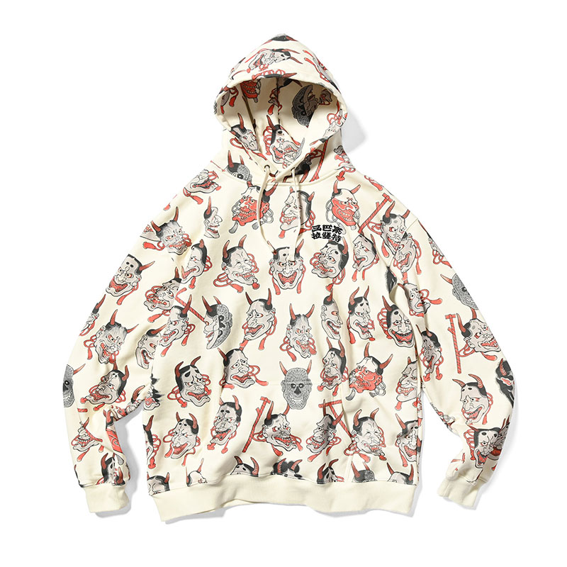 LFYT(エルエフワイティー)/ ICHIBAY HANNYA HOODIE -BLACK-