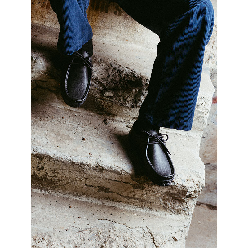 LAST RESORT AB（ラスト リゾート エービー）/ MOC LO LEATHER -BLACK-