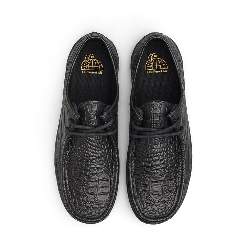 LAST RESORT AB（ラスト リゾート エービー）/ MOC LO BLACK CROC -BLACK-