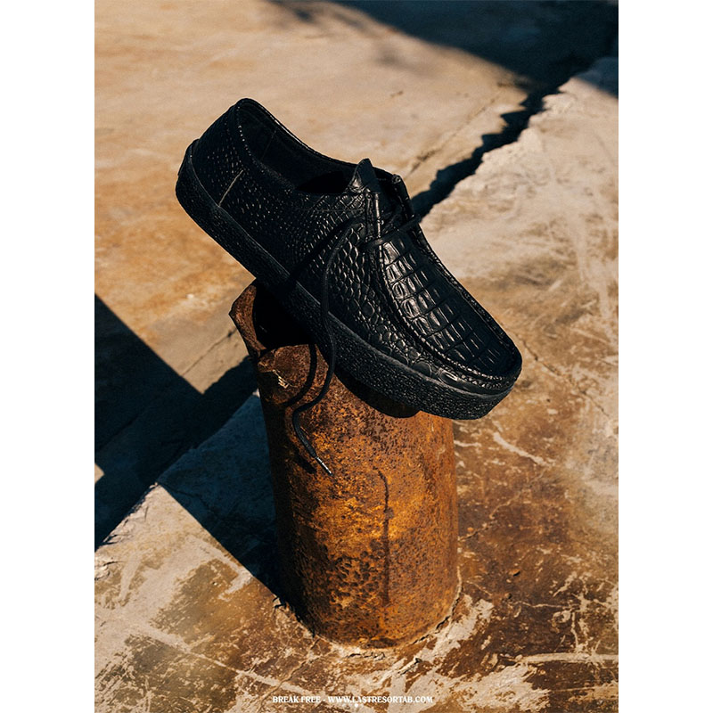 LAST RESORT AB（ラスト リゾート エービー）/ MOC LO BLACK CROC -BLACK-