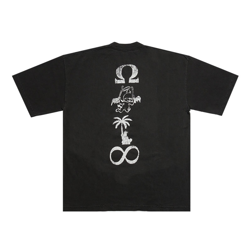 PARADISE NYC(パラダイス)/ SACRED YOUTHL SS TEE -BLACK-