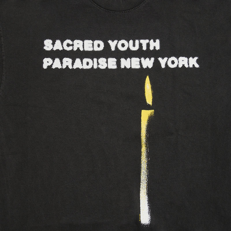 PARADISE NYC(パラダイス)/ SACRED YOUTHL SS TEE -BLACK-