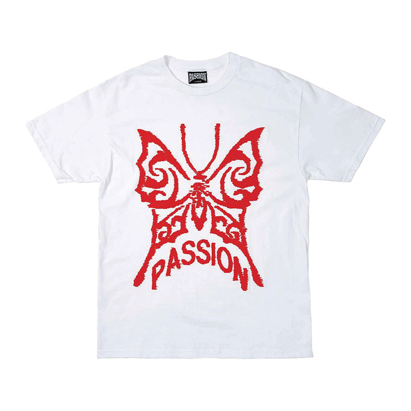 PASSION(パッション)/ BUTTERFLY T-SHIRT -WHITE-