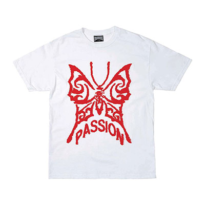 PASSION(パッション)/ BUTTERFLY T-SHIRT -WHITE-