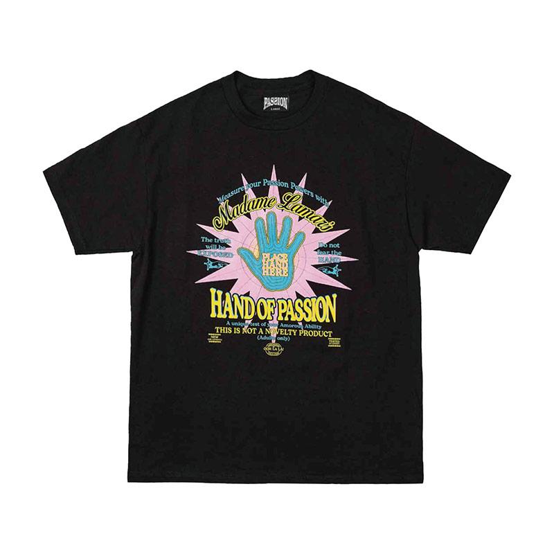 PASSION(パッション)/ HANDS ON T-SHIRT -BLACK-