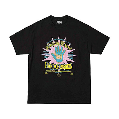 PASSION(パッション)/ HANDS ON T-SHIRT -BLACK-