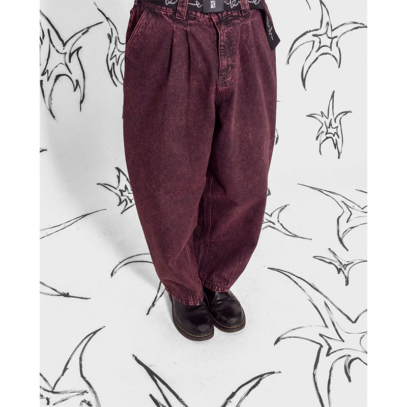 Poetic Collective(ポエティックコレクティブ)/ Ballon Pant -RED-