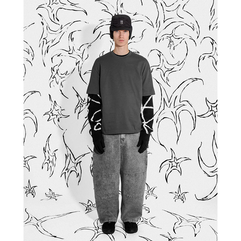 Poetic Collective(ポエティックコレクティブ)/ Sculptor Pant -GREY-