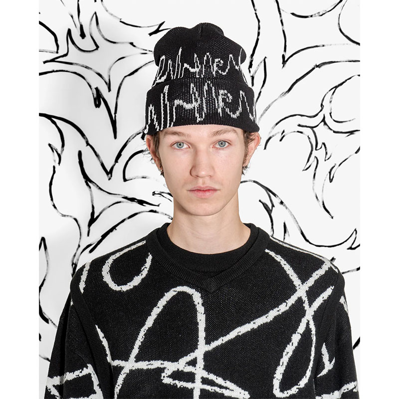 Poetic Collective(ポエティックコレクティブ)/ Crayon Beanie -BLACK-