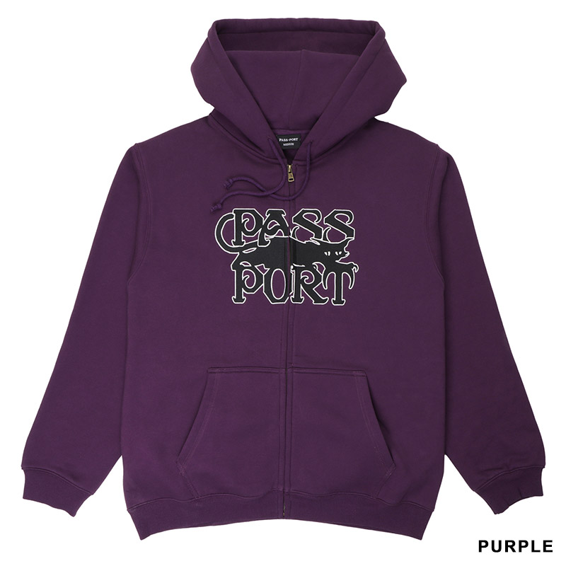 PASS PORT(パスポート)/ Slinkin’ Zip Hoodie -3.COLOR-