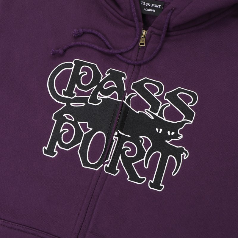 PASS PORT(パスポート)/ Slinkin’ Zip Hoodie -3.COLOR-