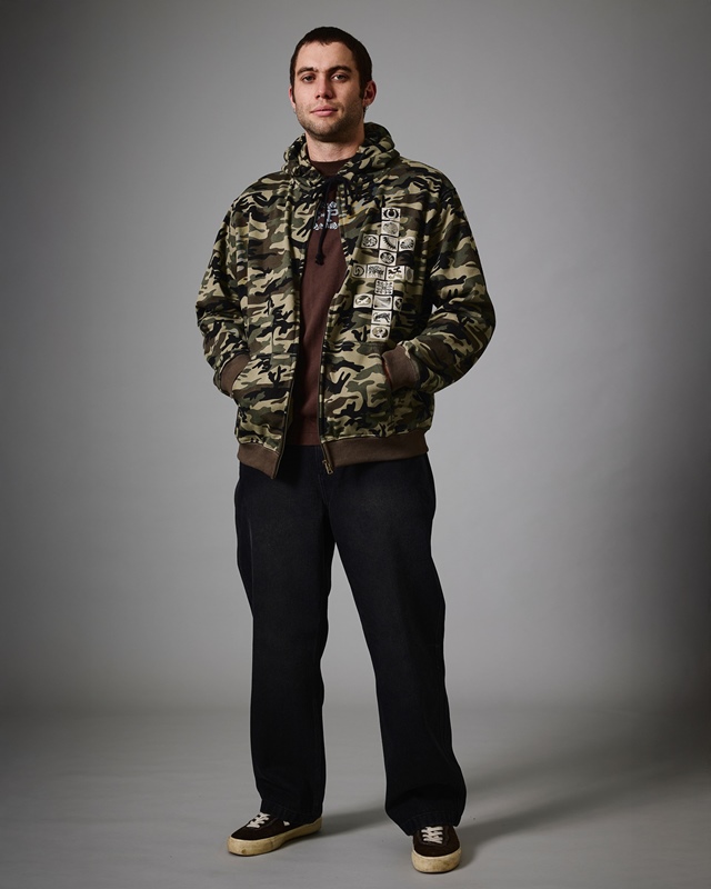 PASS PORT(パスポート)/ Kollaasi Zip Hoodie -CAMO-