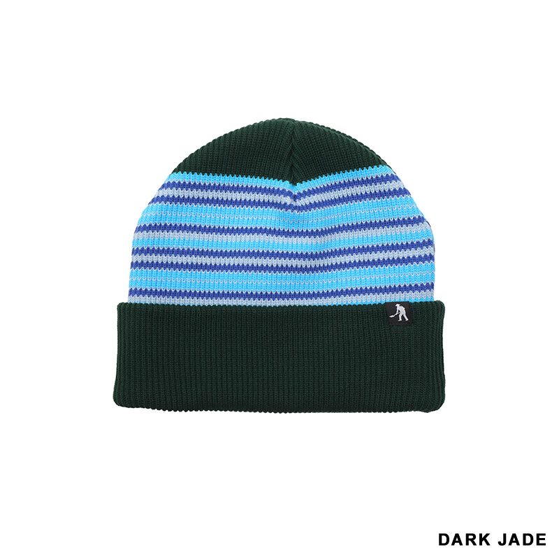 PASS PORT(パスポート)/ Striped Organic Knit Beanie -3.COLOR-