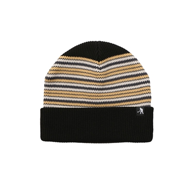 PASS PORT(パスポート)/ Striped Organic Knit Beanie -3.COLOR-