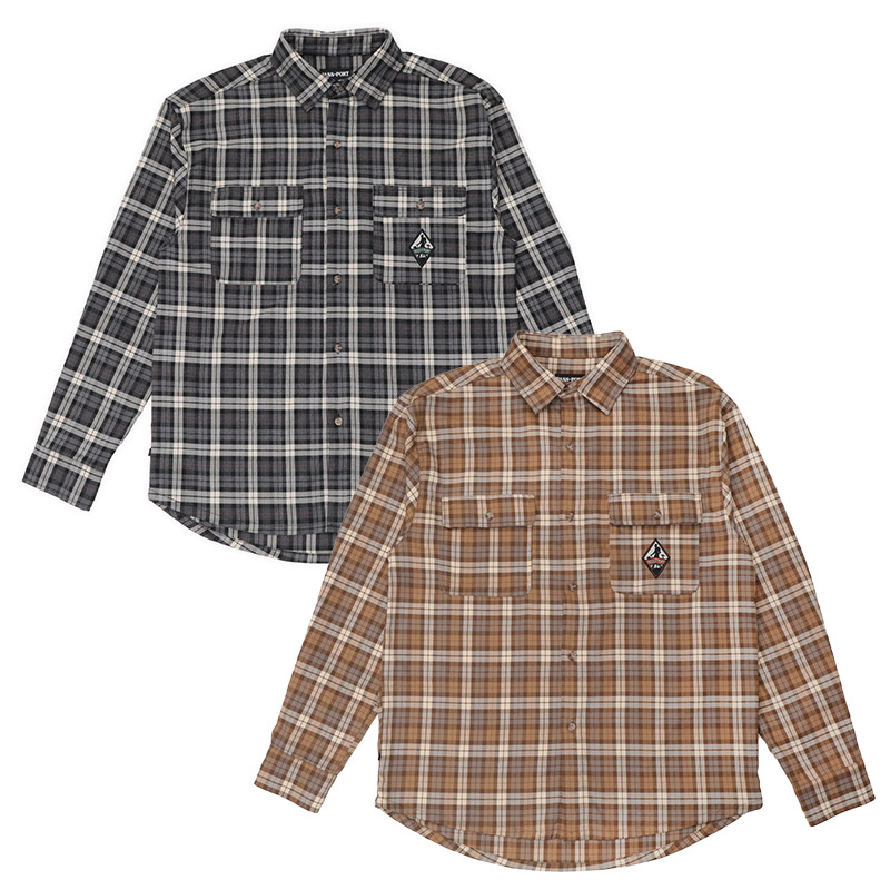 PASS PORT(パスポート)/ Wanderer Flannel Vineyard Shirt -2.COLOR-
