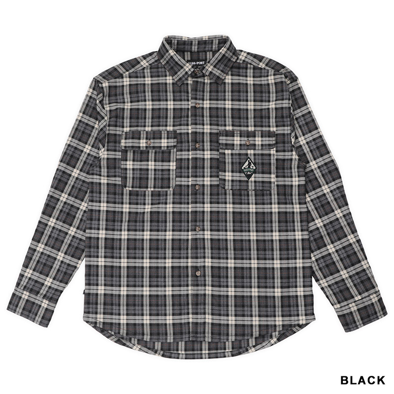 PASS PORT(パスポート)/ Wanderer Flannel Vineyard Shirt -2.COLOR-