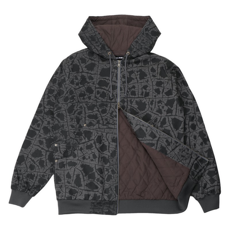 PASS PORT(パスポート)/ Weathered Diggers Club Zip Hoodie -2.COLOR-
