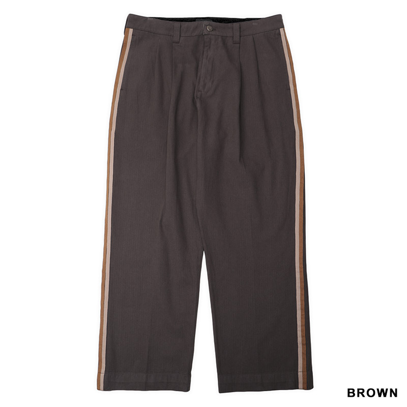 PASS PORT(パスポート)/ Herringbone Leagues Club Stripe Pant -2.COLOR-