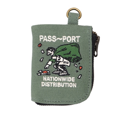 PASS PORT(パスポート)/ Distribution Coin Pouch -GREEN-