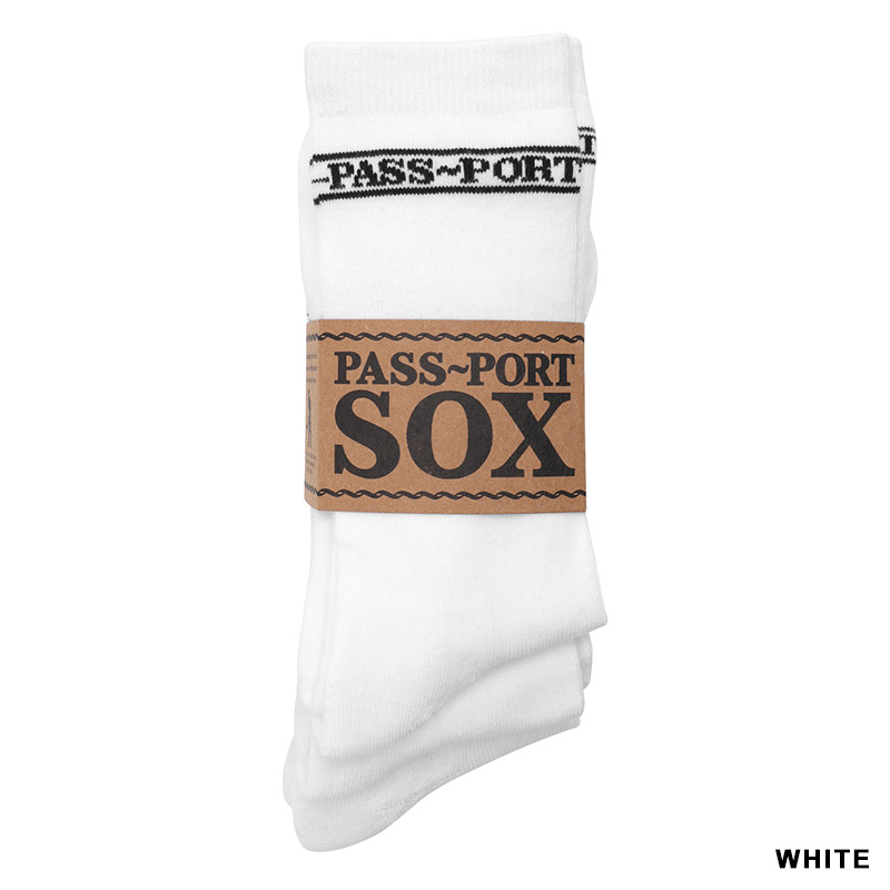PASS PORT(パスポート)/ Hi Sox 3 Pack -4.COLOR-