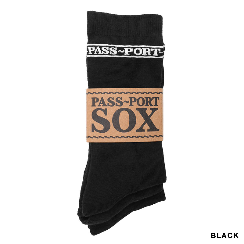 PASS PORT(パスポート)/ Hi Sox 3 Pack -4.COLOR-
