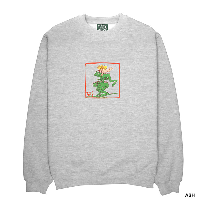 PASS PORT(パスポート)/ LEAP FROG SWEATER -2.COLOR-