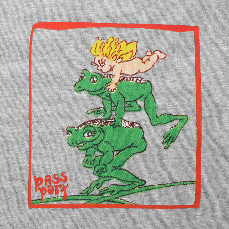 PASS PORT(パスポート)/ LEAP FROG SWEATER -2.COLOR-
