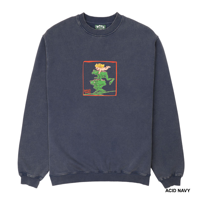 PASS PORT(パスポート)/ LEAP FROG SWEATER -2.COLOR-