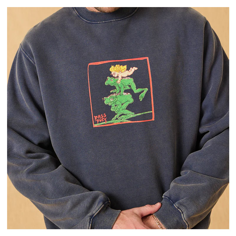 PASS PORT(パスポート)/ LEAP FROG SWEATER -2.COLOR-