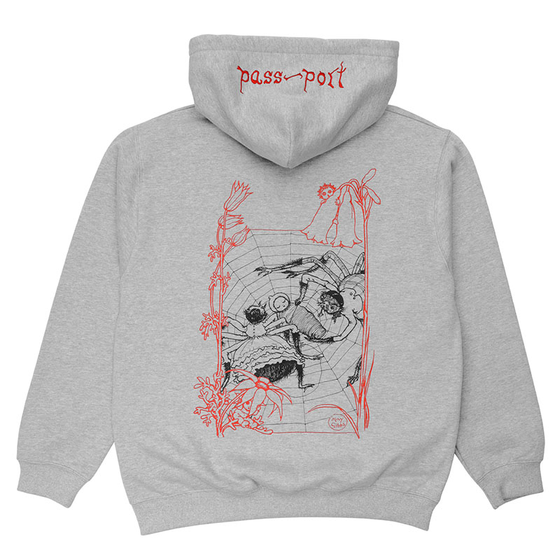 PASS PORT(パスポート)/ WEBBED BED ZIP HOODIE -2COLOR-