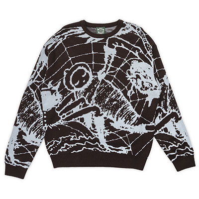 PASS PORT(パスポート)/ WEBBED BED KNIT SWEATER -2COLOR-