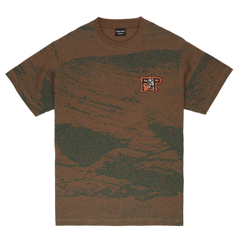 PASS PORT(パスポート)/ Cave~in Tee -2.COLOR-(BROWN)