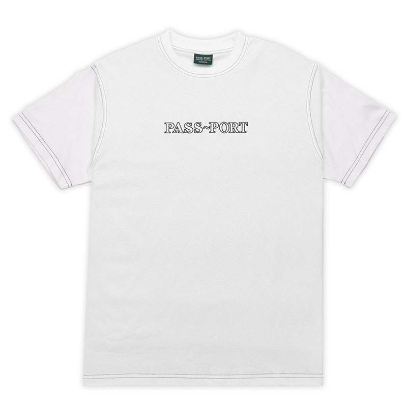 PASS PORT(パスポート)/ Official Organic Tee -2.COLOR-(WHITE)