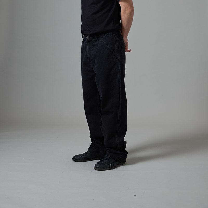 PASS PORT(パスポート)/ Recycled Cotton Workers Club Jean -W.BLACK-