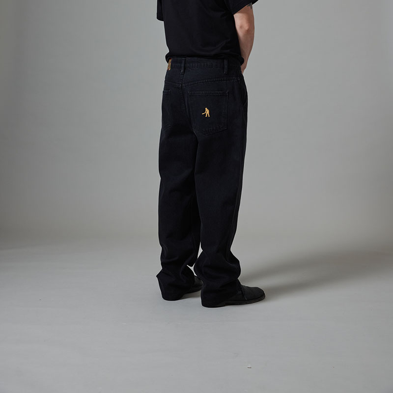 PASS PORT(パスポート)/ Recycled Cotton Workers Club Jean -W.BLACK-