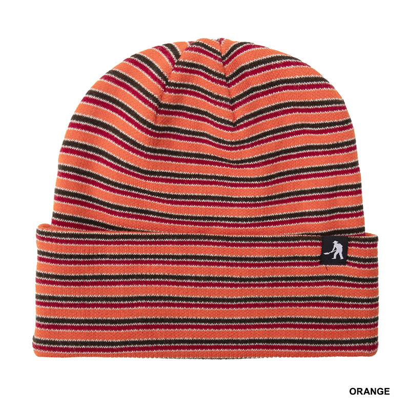 PASS PORT(パスポート)/ Organic Cotton Stripe Knit Beanie -3.COLOR-