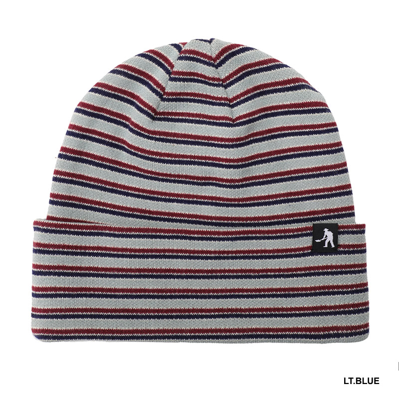 PASS PORT(パスポート)/ Organic Cotton Stripe Knit Beanie -3.COLOR-