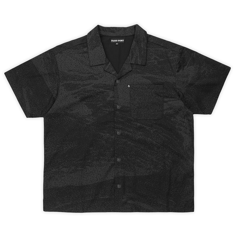 PASS PORT(パスポート)/ Cave~in Casual Shirt -2.COLOR-(BLACK)