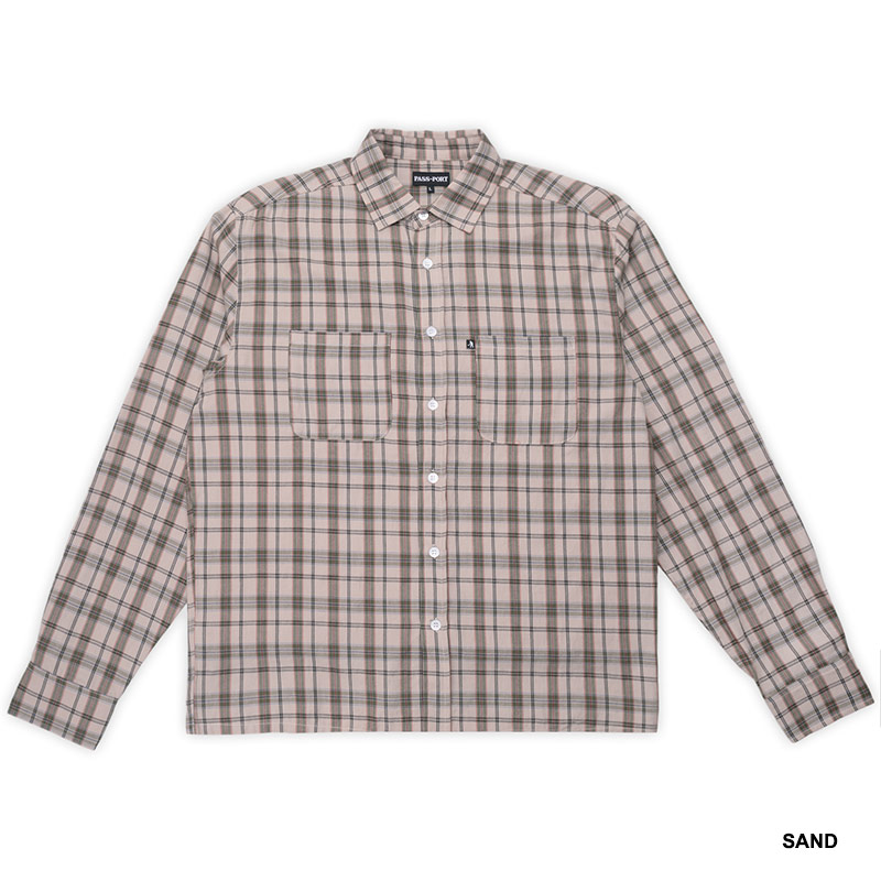 PASS PORT(パスポート)/ Workers Check Shirt Long-sleeve R44 -2.COLOR-