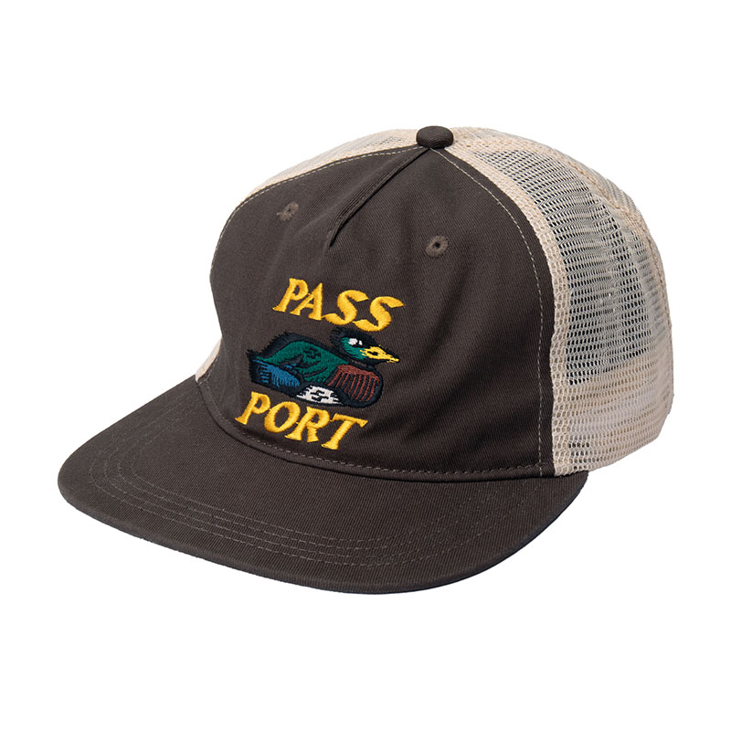 PASS PORT(パスポート)/ Fast Duck Workers Trucker -2.COLOR-(CHRACOAL)