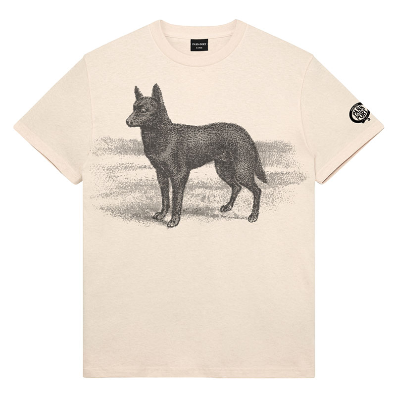 PASS PORT(パスポート)/ Kelpie Tee -2.COLOR-(NATURAL)