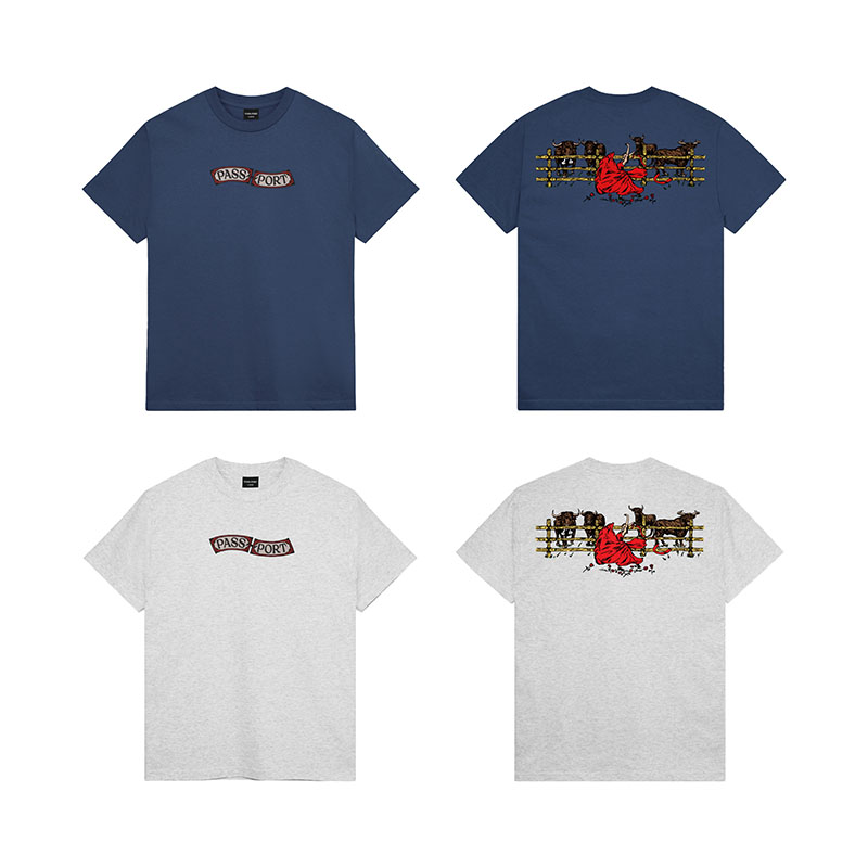 PASS PORT(パスポート)/ Red Flag Tee -2.COLOR-