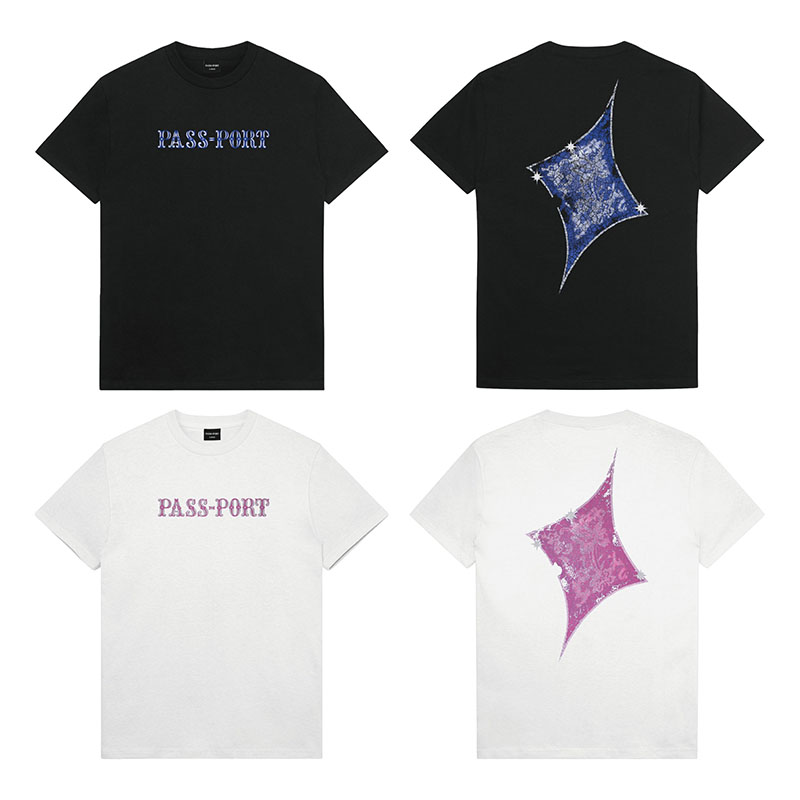 PASS PORT(パスポート)/ Glint Tee -2.COLOR-