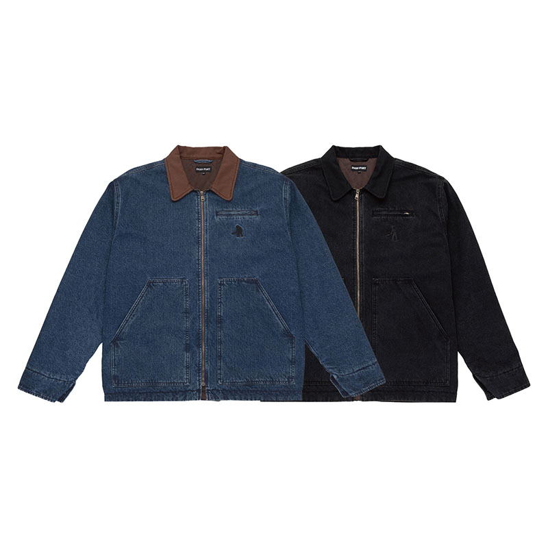 PASS PORT(パスポート)/ Recycled Denim Packers Jacket -2.COLOR-
