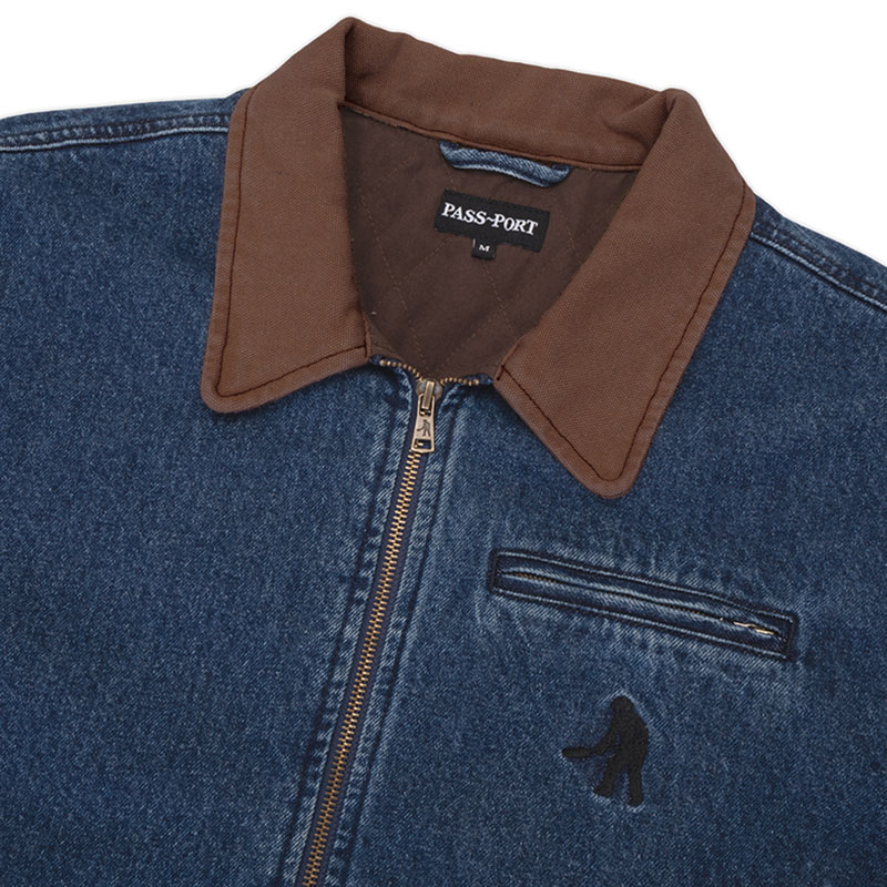 PASS PORT(パスポート)/ Recycled Denim Packers Jacket -2.COLOR-