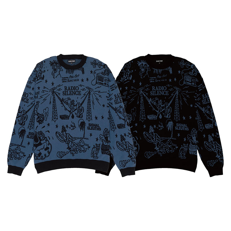 PASS PORT(パスポート)/ Eyeball Knit Sweater -2.COLOR-