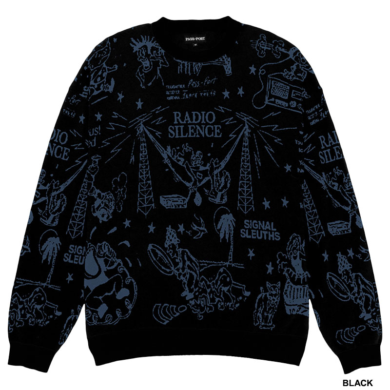 PASS PORT(パスポート)/ Eyeball Knit Sweater -2.COLOR-