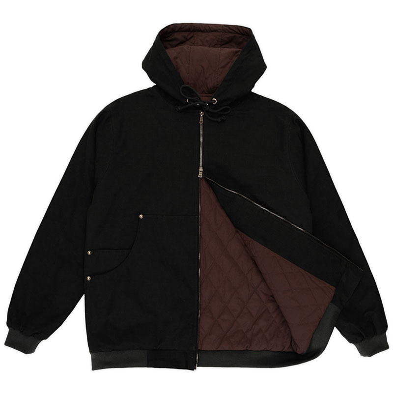 PASS PORT(パスポート)/ Ripstop Diggers Club Zip Hood -BLACK-