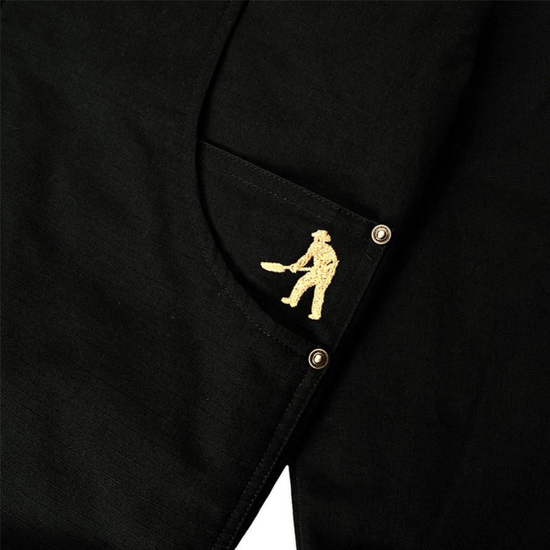 PASS PORT(パスポート)/ Ripstop Diggers Club Zip Hood -BLACK-